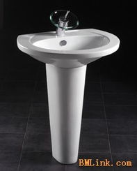 威麗莎陶瓷實業(yè)立柱盆 現(xiàn)代衛(wèi)浴的優(yōu)雅與實用結(jié)合