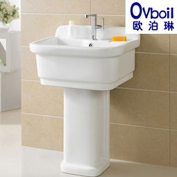 潮州陶瓷立柱盆 浴室洗衣池、陽臺(tái)拖布池、地拖桶、拖把盆廠家直銷批發(fā)，品質(zhì)與實(shí)惠兼具